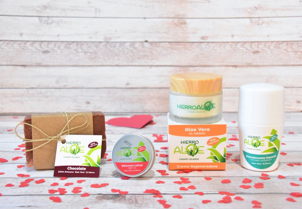Lote para ella, quierela y cuídala mucho con HierroAloe. San Valetin