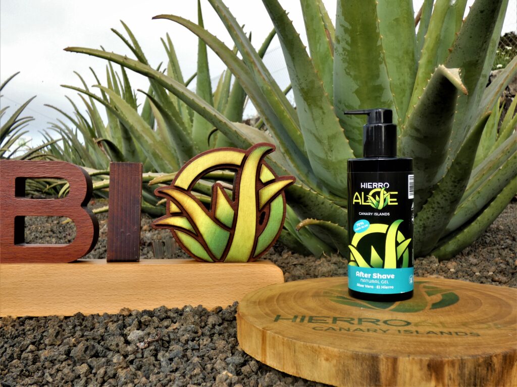 Aftershave ecológico de HierroAloe después del afeitado, notarás la diferencia