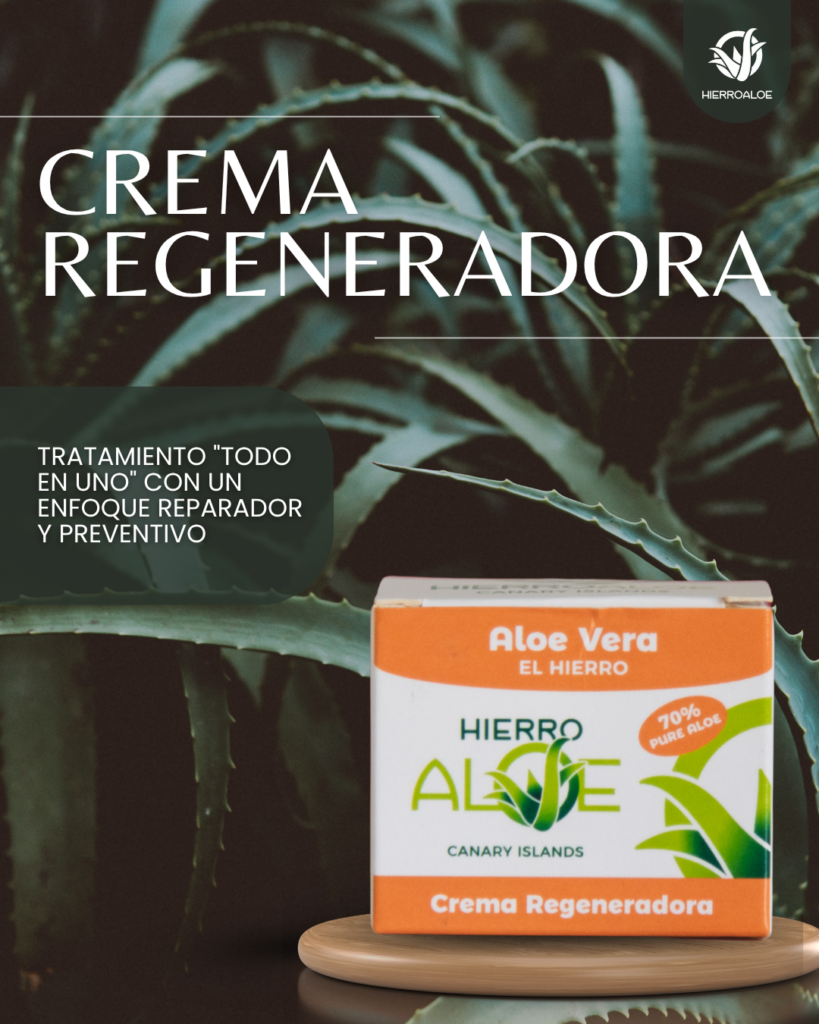 Crema Regeneradora HierroAloe, cuidado natural y de verdad