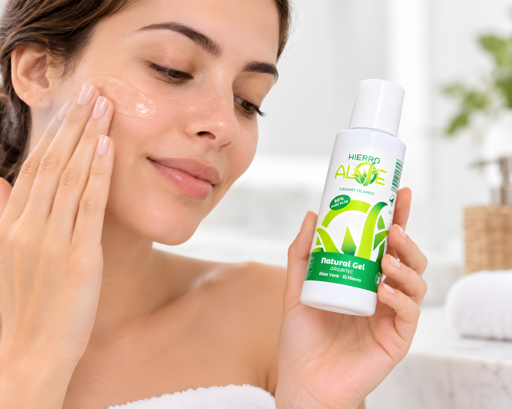 el Natural Gel de HierroAloe destaca por su extraordinaria concentración y pureza del 98% de jugo puro de Aloe Vera.